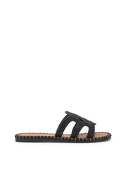 Bria Flat Sandal in Black | Jessica Simpson Women