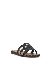 Bria Flat Sandal in Black | Jessica Simpson Women