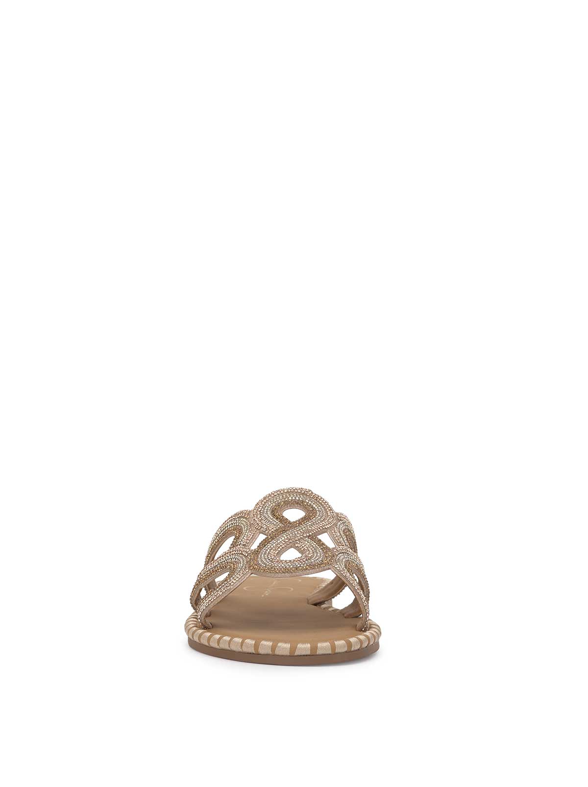 Bria Flat Sandal in Champagne | Jessica Simpson Women