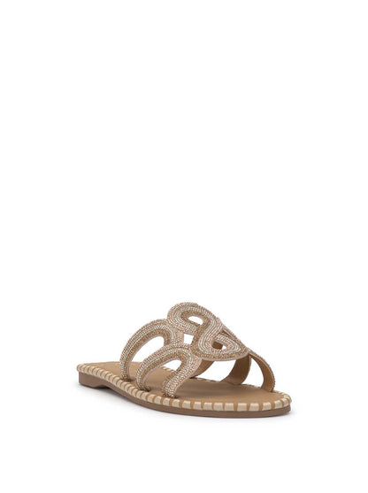 Bria Flat Sandal in Champagne | Jessica Simpson Women