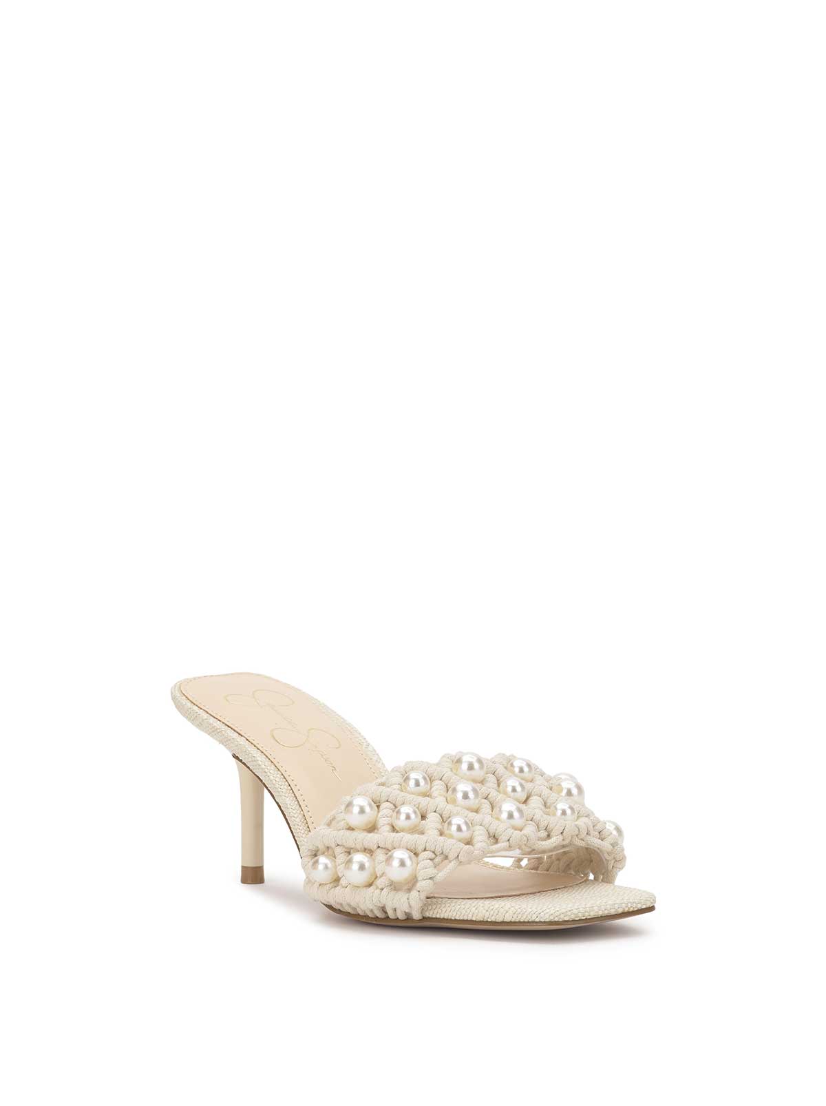 Cameleah Heeled Sandal in Cream | Jessica Simpson Women