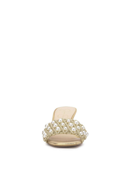 Cameleah Heeled Sandal in Soft Gold | Jessica Simpson Women