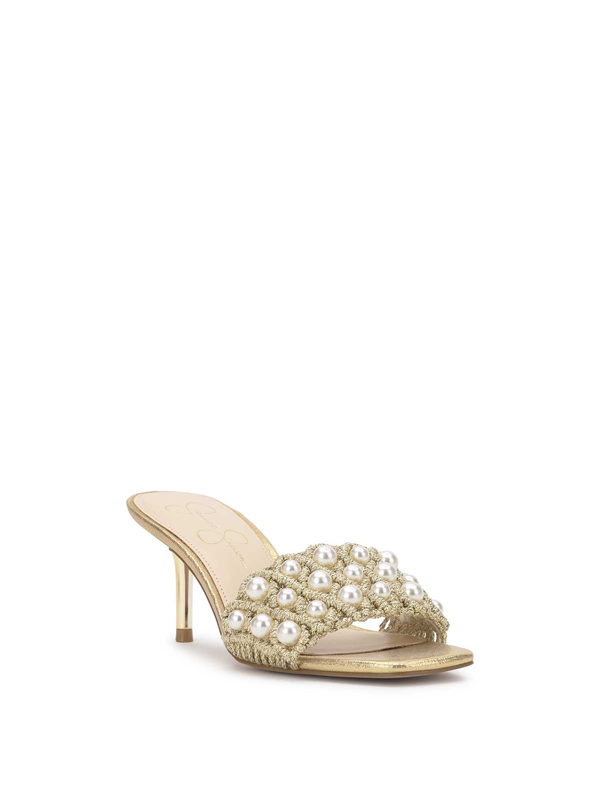 Cameleah Heeled Sandal in Soft Gold | Jessica Simpson Women