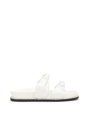 Caralyna Flat Sandal in White | Jessica Simpson Women