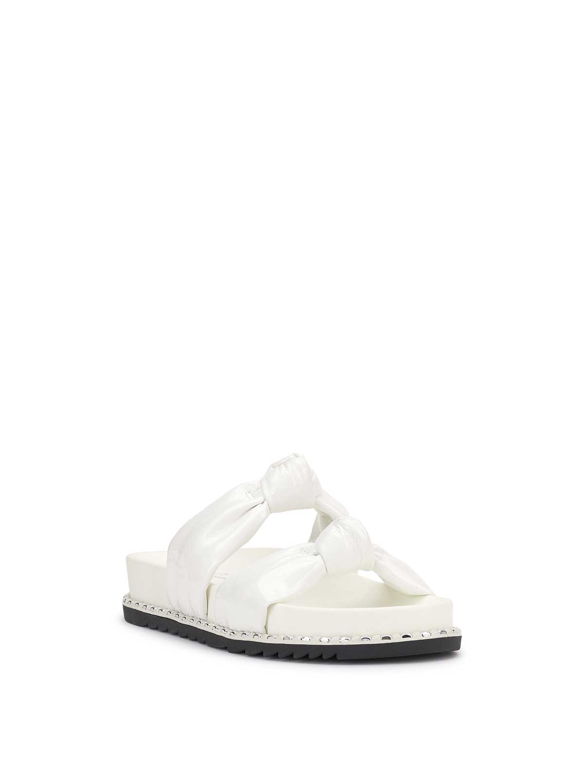 Caralyna Flat Sandal in White | Jessica Simpson Women