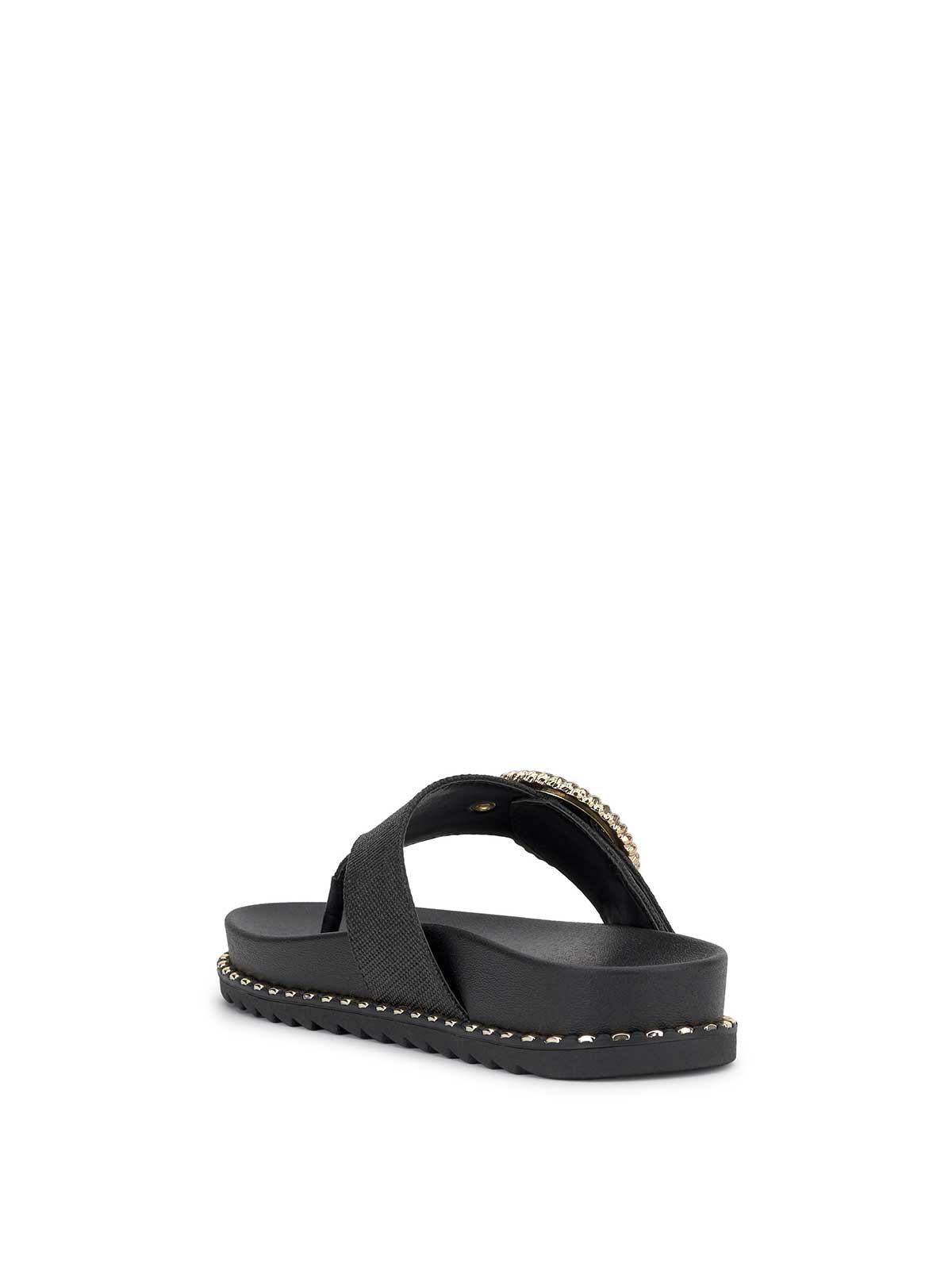 Cymmeri Flat Sandal in Black | Jessica Simpson Women