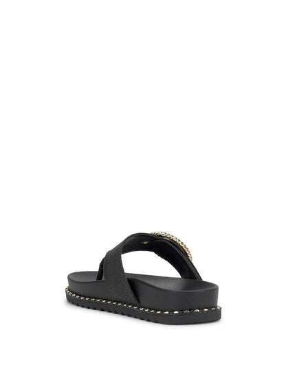 Cymmeri Flat Sandal in Black | Jessica Simpson Women