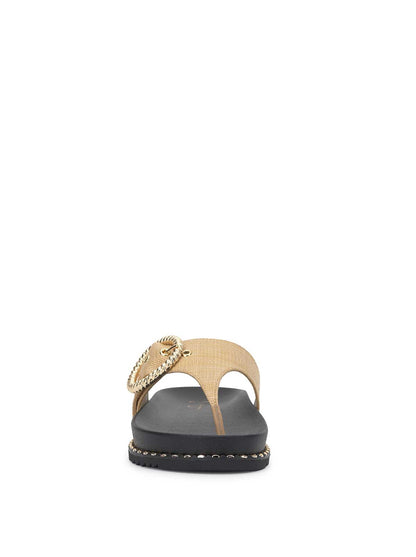 Cymmeri Flat Sandal in Natural Raffia | Jessica Simpson Women