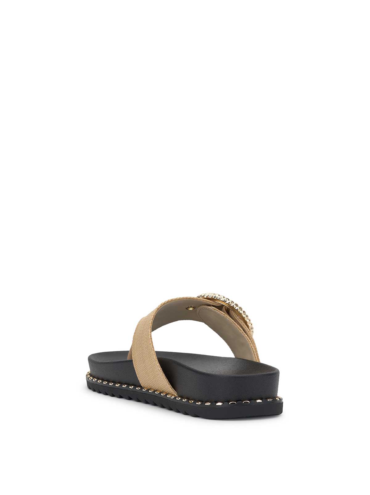 Cymmeri Flat Sandal in Natural Raffia | Jessica Simpson Women