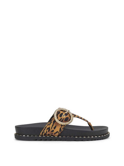 Cymmeri Flat Sandal in Tiger Print | Jessica Simpson Women