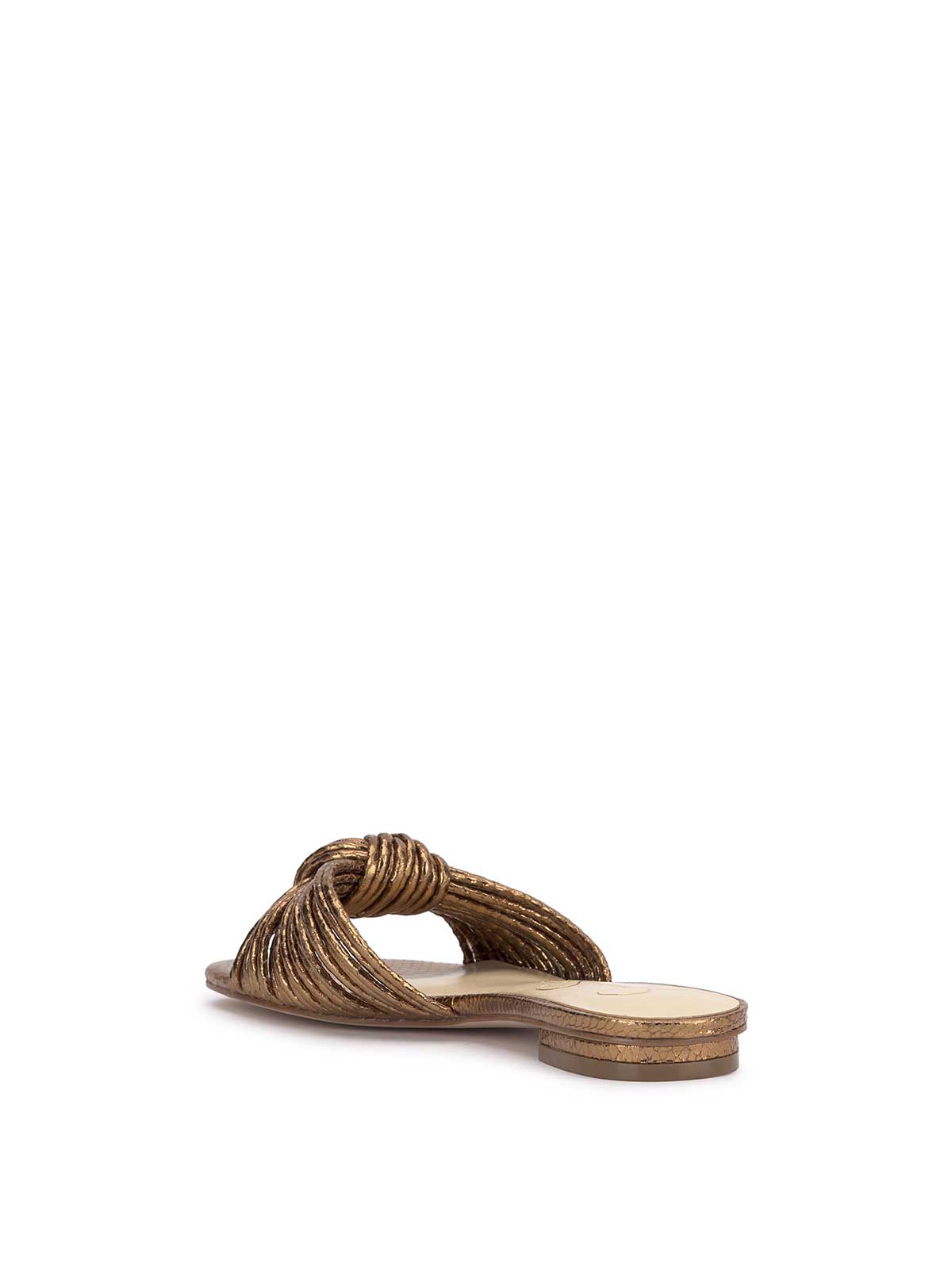 Dydra Knotted Flat Sandal in Bronze | Jessica Simpson Women
