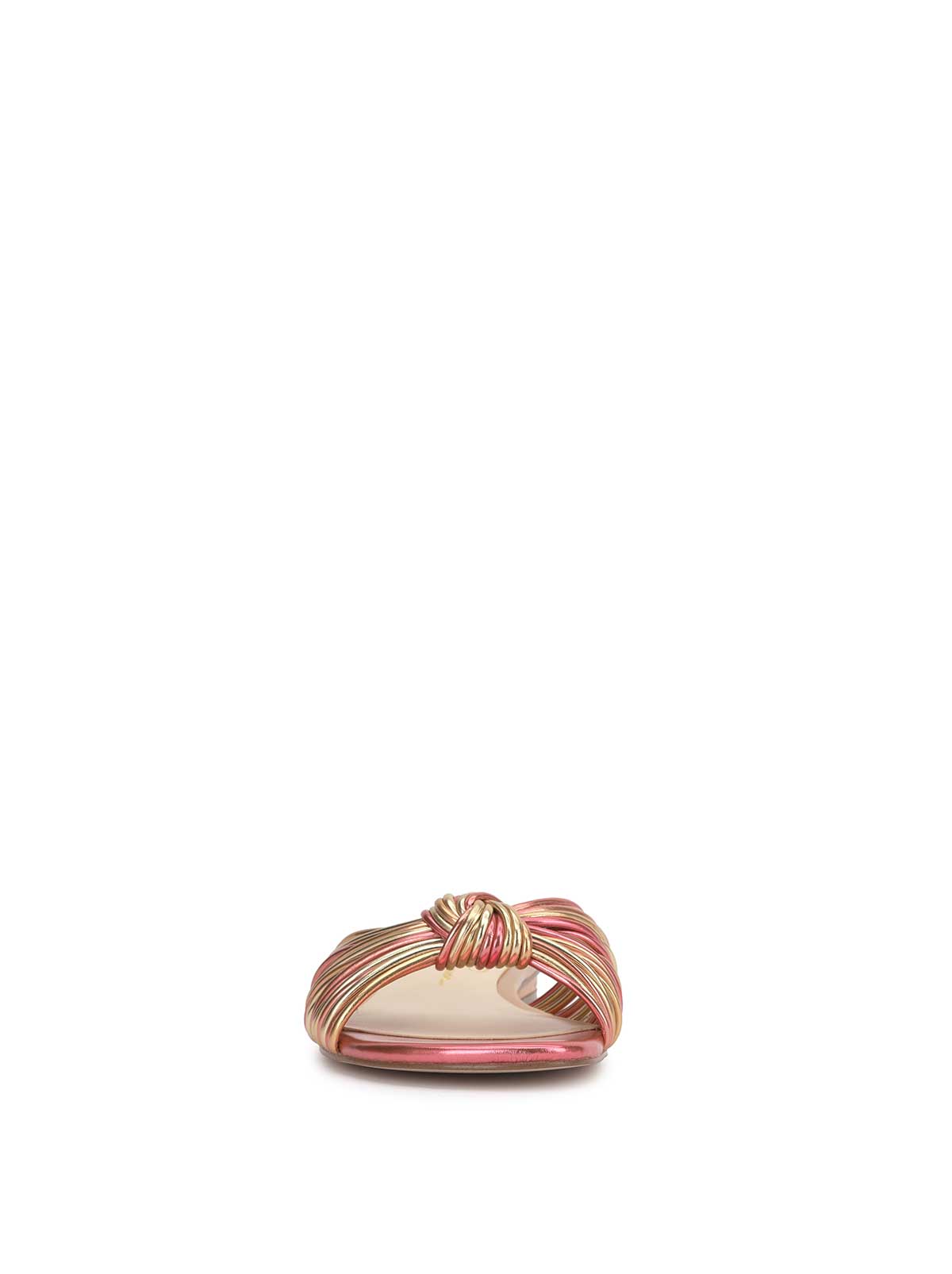 Dydra Flat Sandal in Soft Pink & Gold | Jessica Simpson Women