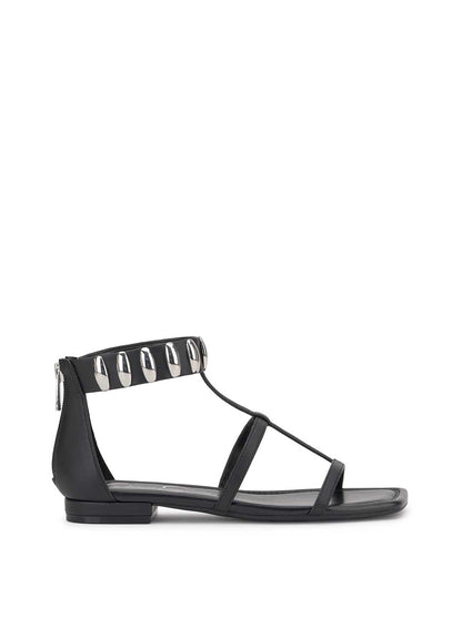 Elusta Flat Sandal in Black | Jessica Simpson Women
