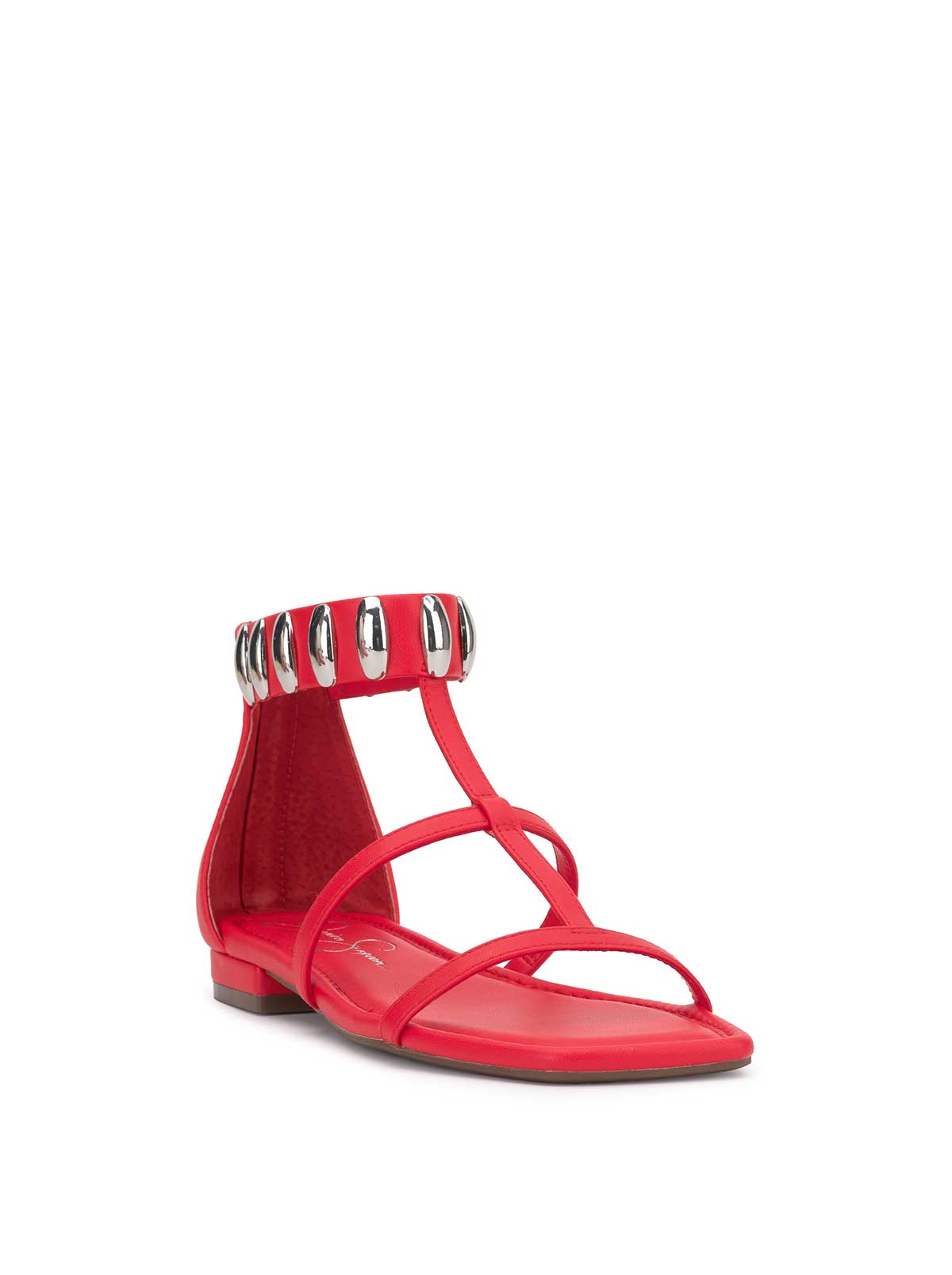 Elusta Flat Sandal in Poppy | Jessica Simpson Women