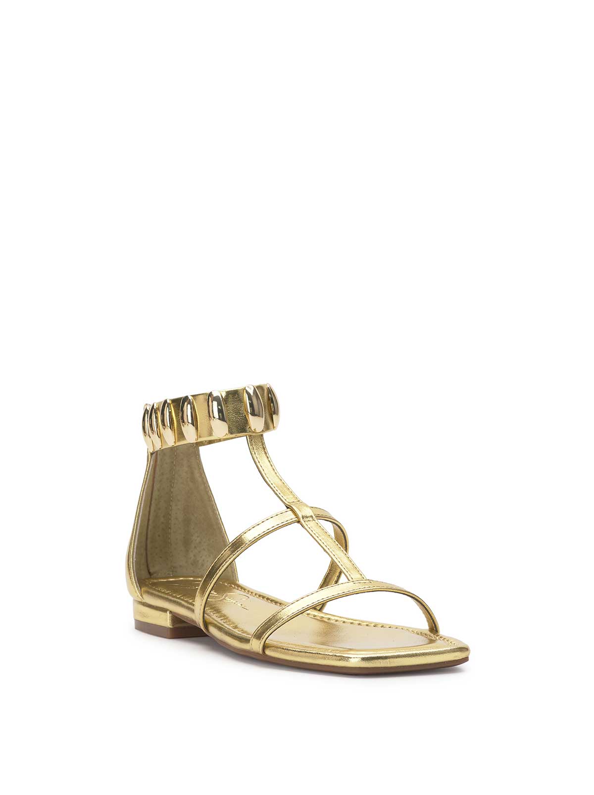 Elusta Flat Sandal in Gold | Jessica Simpson Women