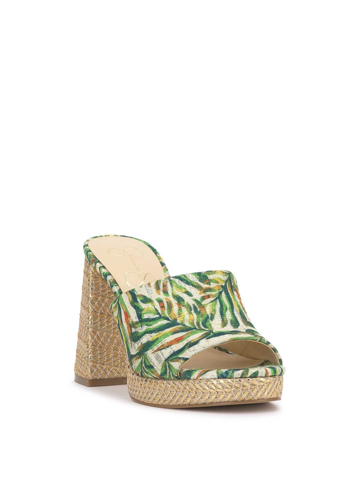 Kameena Mule Platform in Green Jungle | Jessica Simpson Women