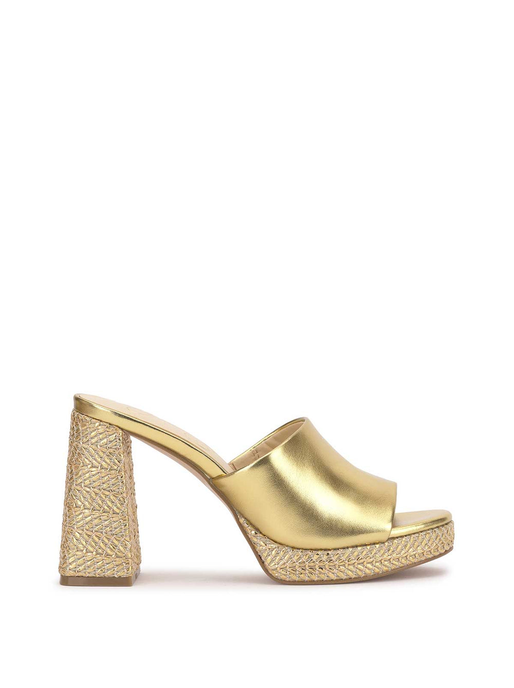 Kameena Mule Platform in Gold | Jessica Simpson Women