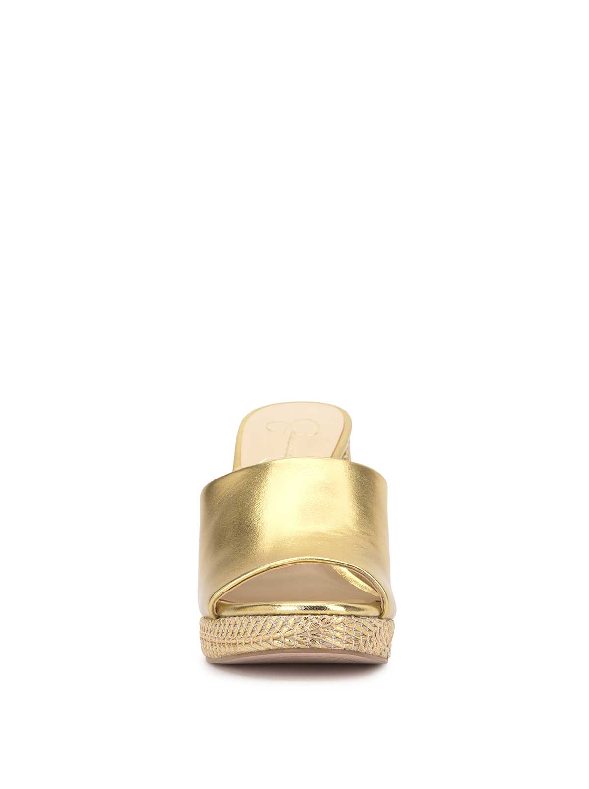 Kameena Mule Platform in Gold | Jessica Simpson Women