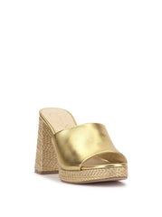 Kameena Mule Platform in Gold | Jessica Simpson Women