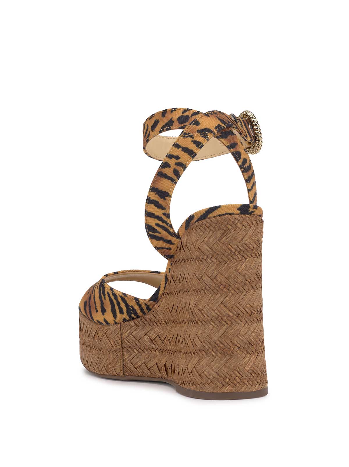Kamindi Espadrille Wedge in Tiger Print | Jessica Simpson Women
