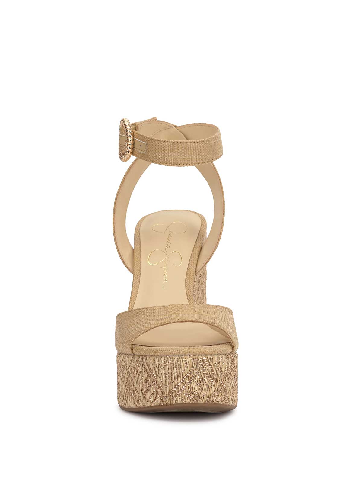 Kamindi Espadrille Wedge in Natural Raffia | Jessica Simpson Women