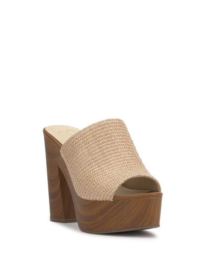 Shelbie Platform Slide in Natural Raffia | Jessica Simpson Women