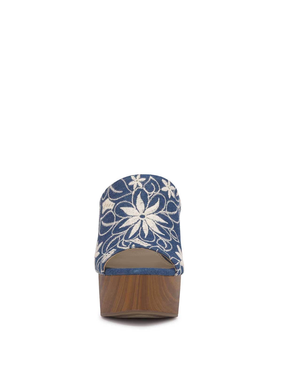 Shelbie Platform Slide in Floral Denim | Jessica Simpson Women