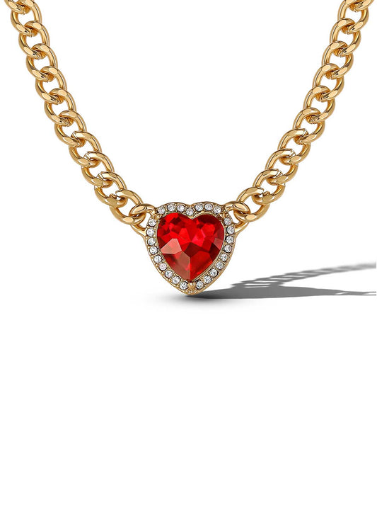 Red Heart Necklace | Jessica Simpson Accessories