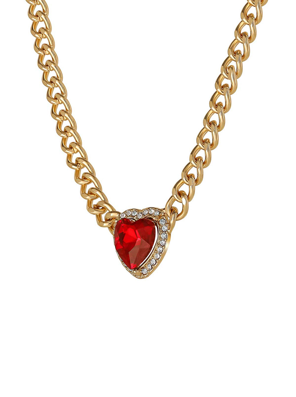 Red Heart Necklace | Jessica Simpson Accessories