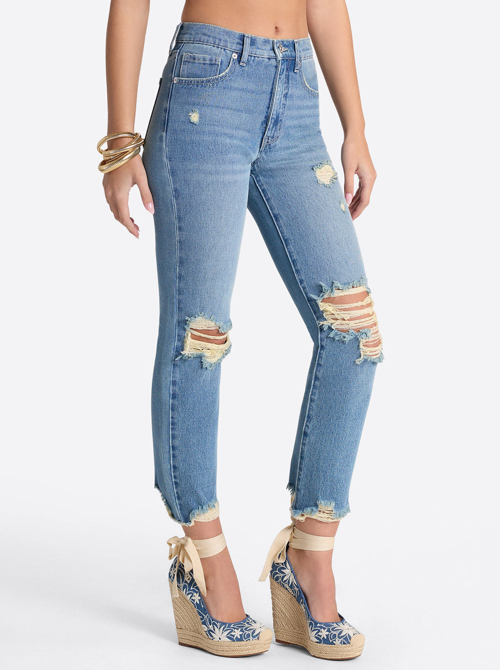 Harmony Straight High Rise Jeans in Incline | Jessica Simpson Women