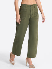 Relaxed Barrel Jeans in Forest Night | Jessica Simpson Women