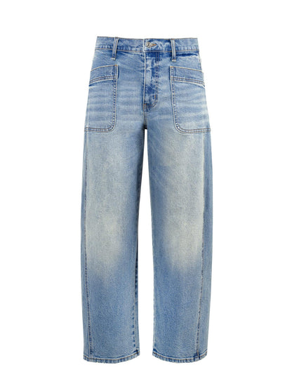 Relaxed Barrel Jeans in Composer | Jessica Simpson Women