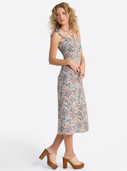 Sahira Dress in Buttercream Playful Paisleys | Jessica Simpson Women