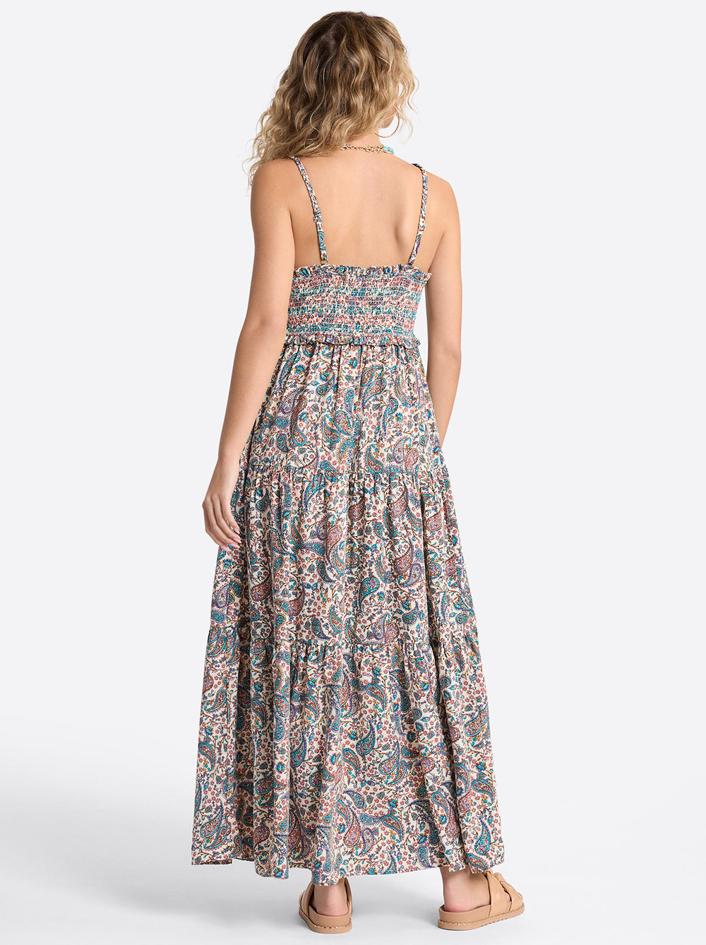 Bronte Dress in Buttercream Playful Paisleys | Jessica Simpson Women