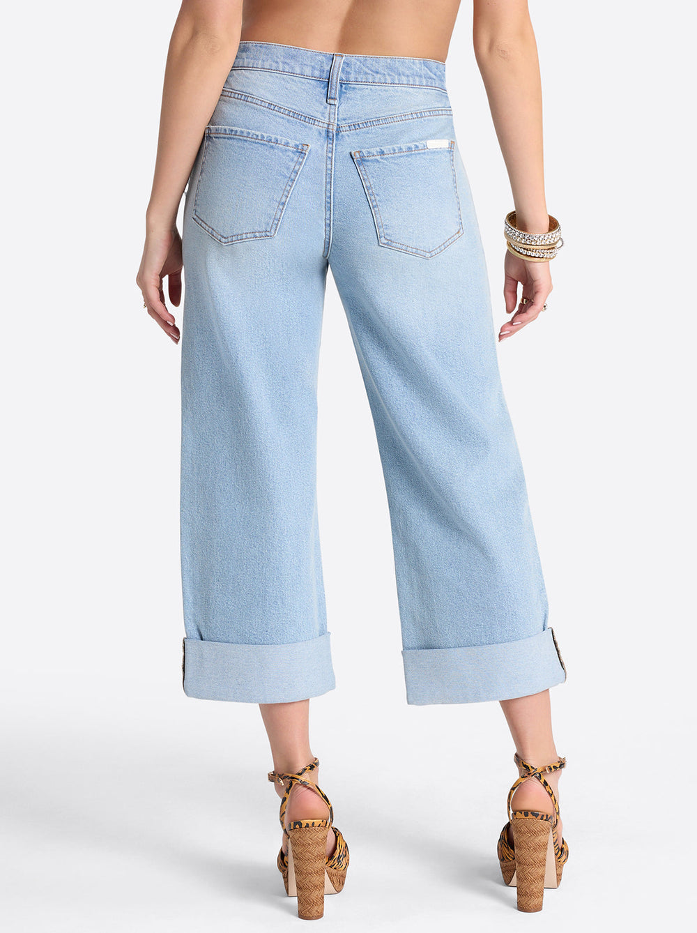 Valentine Wide Leg Boyfriend Jeans in Dearest | Jessica Simpson Women