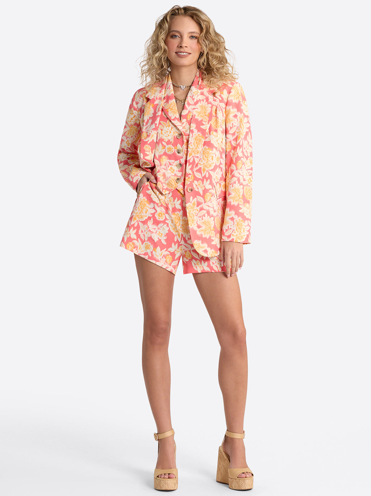 Kailani Blazer in Dubarry Prairie Clusters | Jessica Simpson Women