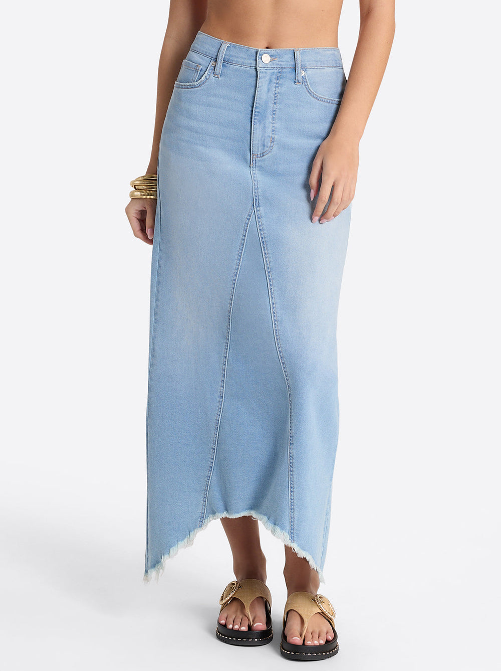 Della Maxi Skirt in Mystic Breeze | Jessica Simpson Women