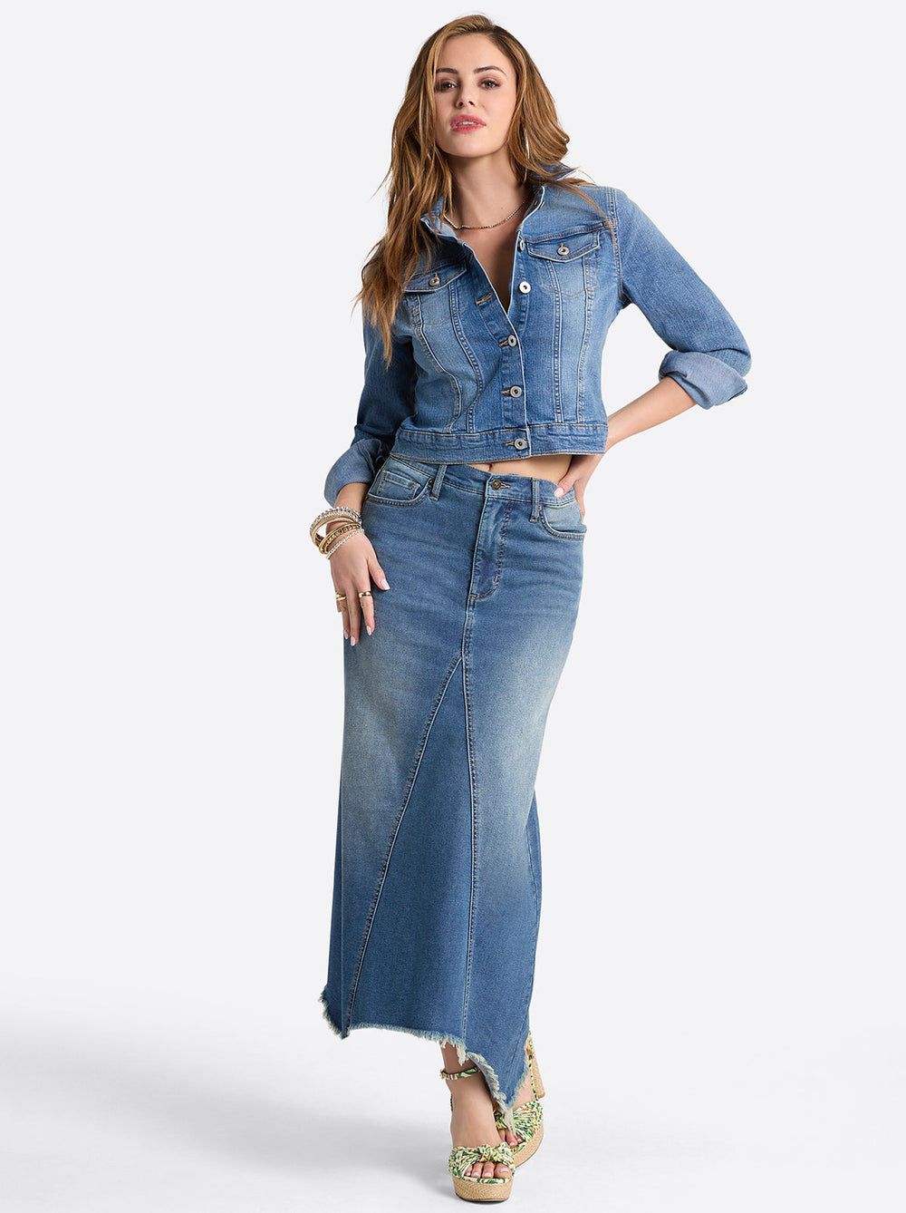 Della Maxi Skirt in Chorus | Jessica Simpson Women