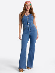 Flare Jumpsuit in Whispered | Jessica Simpson Women
