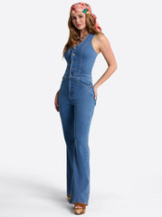Flare Jumpsuit in Whispered | Jessica Simpson Women