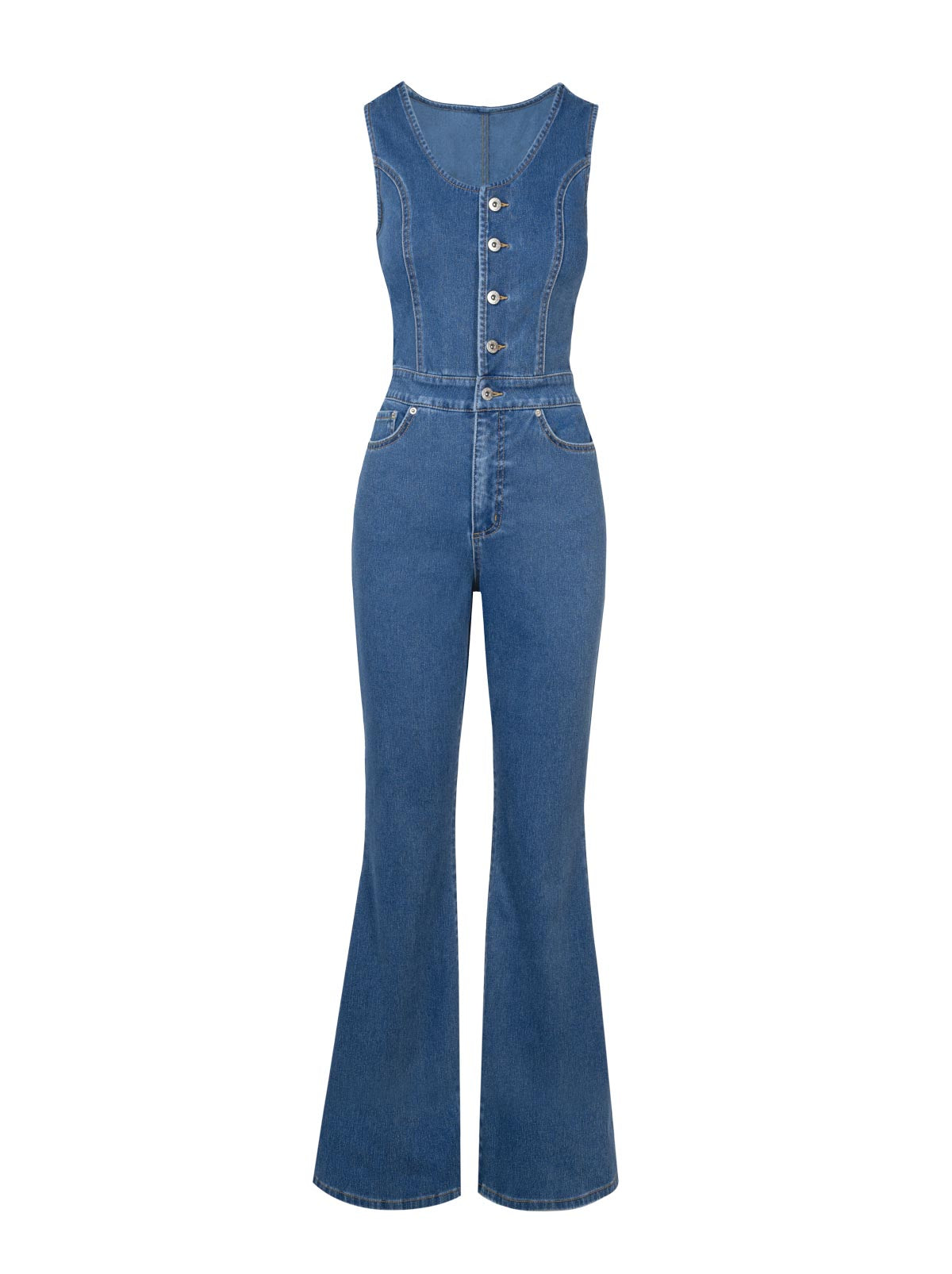 Flare Jumpsuit in Whispered | Jessica Simpson Women