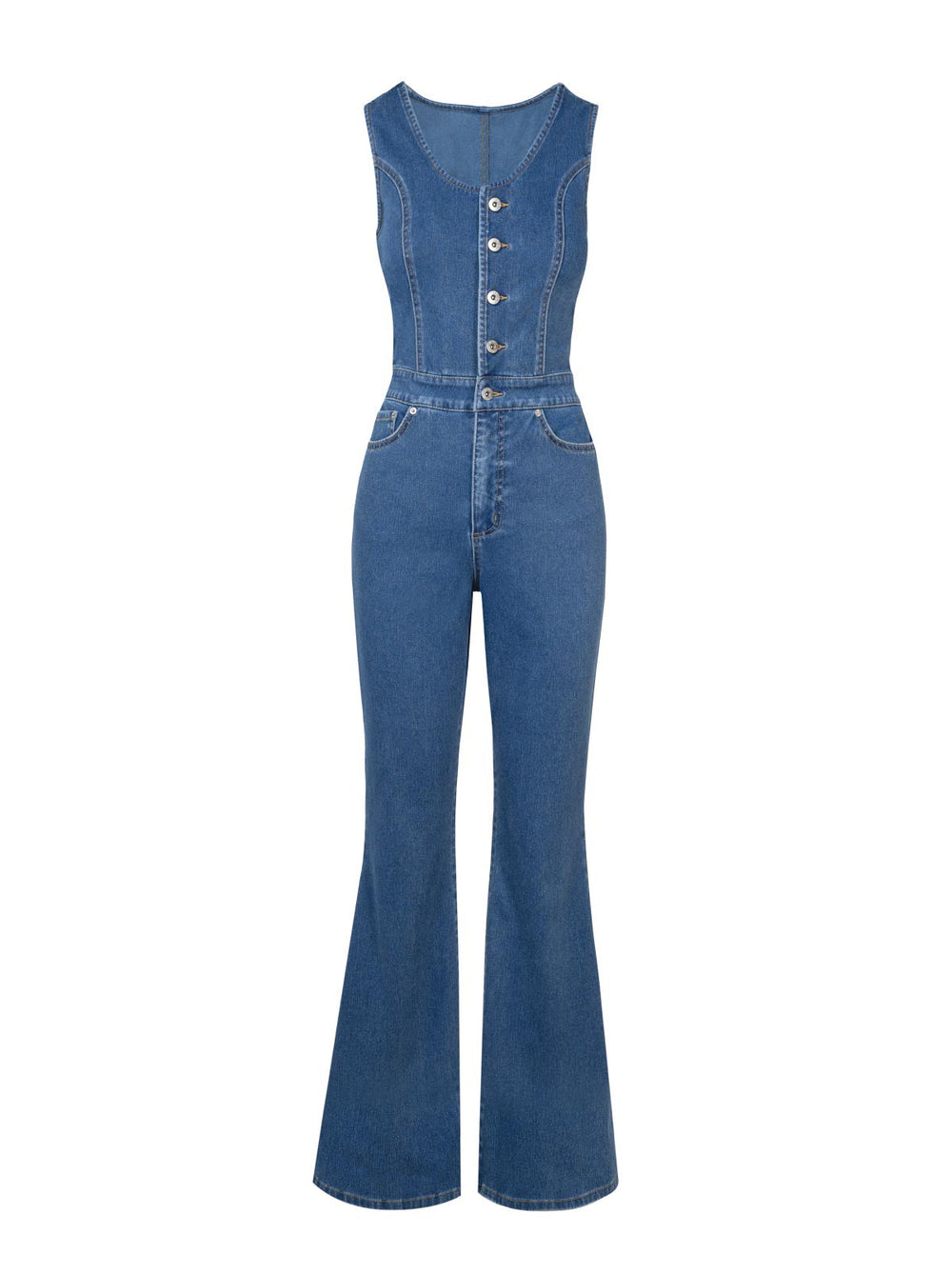 Flare Jumpsuit in Whispered | Jessica Simpson Women