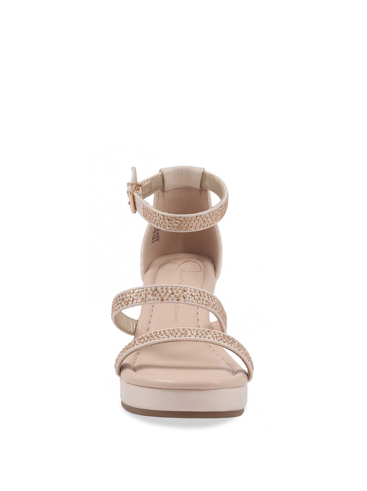 Little Girls' Asha Karli Wedge in Gold | Jessica Simpson Women
