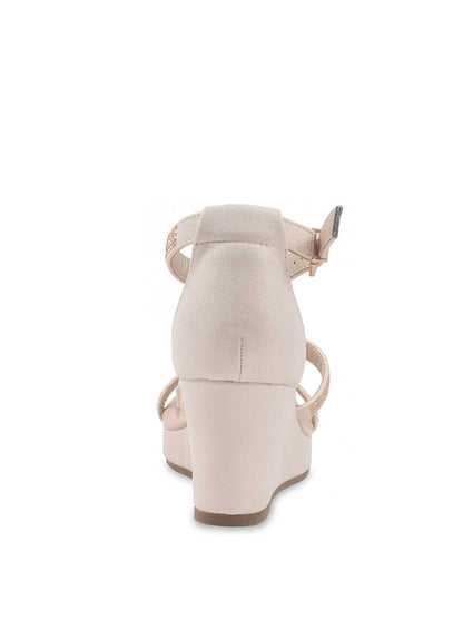 Little Girls' Asha Karli Wedge in Gold | Jessica Simpson Women