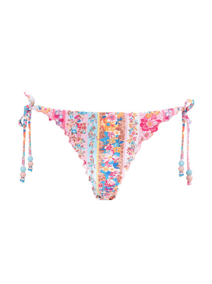 Lettuce Edge String Bikini in Flower Paradise | Jessica Simpson Women