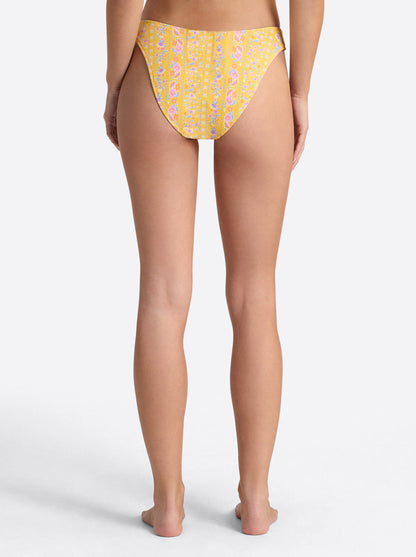 High Cut Cheeky Bottom in Foxglove Stripe | Jessica Simpson Women