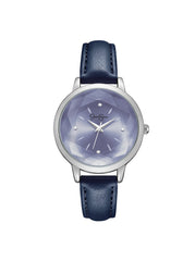 Faceted Glass Watch in Navy | Jessica Simpson Accessories
